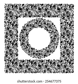 Set of patterns and framework leaves