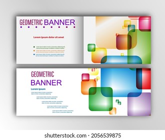 set of patterns with geometric intersecting elements for banners, covers and simple backgrounds in a minimalist style. Flat design
