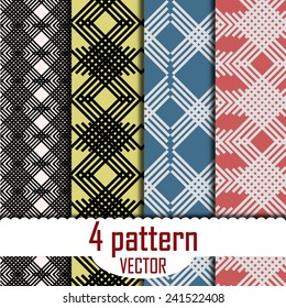 set of patterns, which show a line. Hidden under the mask pattern. 