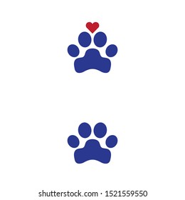 a set of paw icons