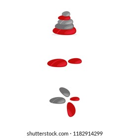 a set of pebble icons