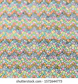 set of peebles. abstract vector illustration.
