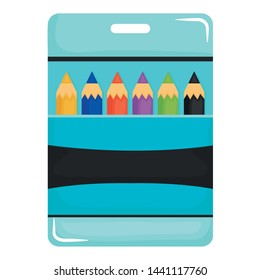 set of pencils colors in box