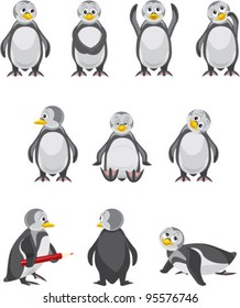 set of penguins