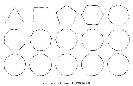 a set of pentagon shapes with different sides, various pattern shapes with isolated white background.