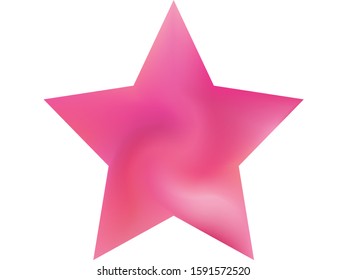 Set of pentagram chromatic backgrounds. Geometric style of 90th, 80th. Trendy soft color effect. Pink effective modern screen design for brochure, calendar, cards or invitation.