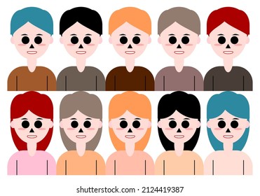 Gruppe von Menschen Avatar-Symbol
