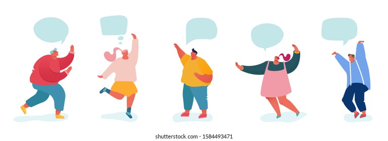 Gente celebrando Año Nuevo o Feliz Cumpleaños. Personajes masculinos y femeninos lanzan y ven explosiones de cohetes incendiarios, celebrando fiestas. Ilustración del vector