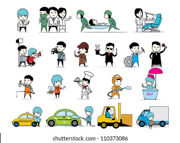 set of people collection