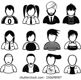 set of people icon