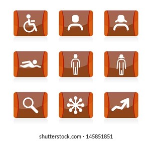 set of people icon, Vector 