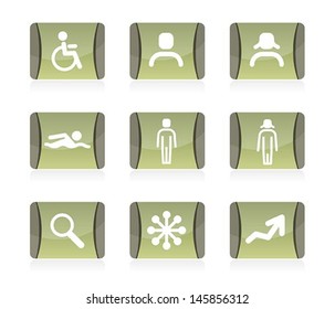 set of people icon, Vector 