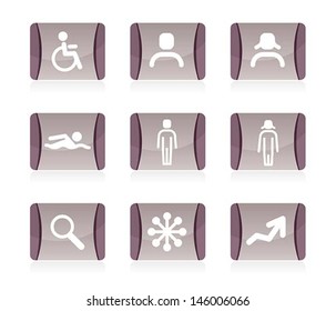 set of people icon, Vector 