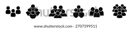 Set of people icon for web design needs, etc.