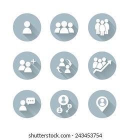 Set of People Icons