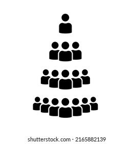 	
Set of people icons in flat style. Crowd. Group of people - icon. Company or team person