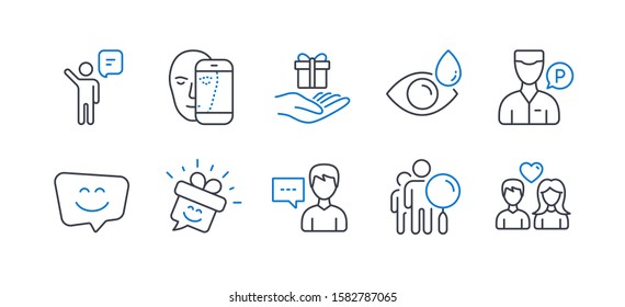 Set People Icons Such Smile Face Stock Vector (Royalty Free) 1582787065 ...