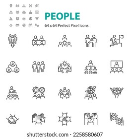 set of people icons, team, , meeting, business, 