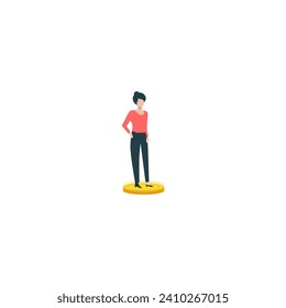 set of people in neatly dressed clothes person