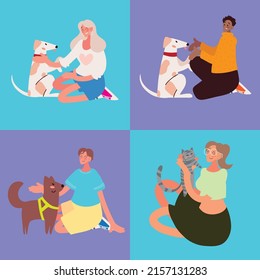 set people and pets design
