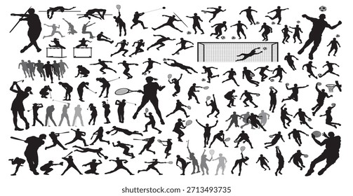 set of People A vector illustration