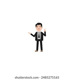 set of people's poses in a relaxed walking pose set