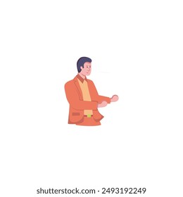 set of people's poses in a relaxed walking pose lifestyle