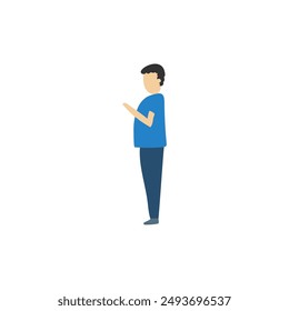 set of people's poses in a relaxed walking pose lifestyle