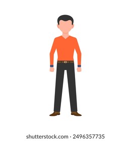 set of people's poses in a relaxed walking pose lifestyle