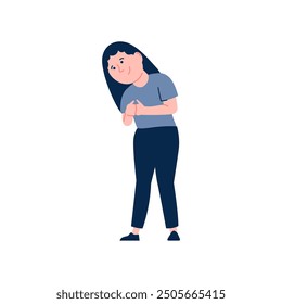 set of people's poses in a relaxed walking pose lifestyle
