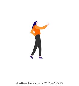 set of people's poses in a stylish world day design together