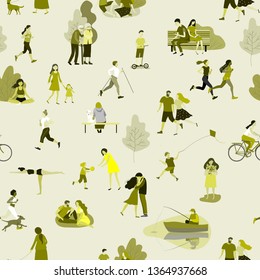 Set people.Vector illustration.