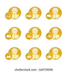 set of Person icon, vector
