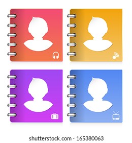 set of person icon, vector