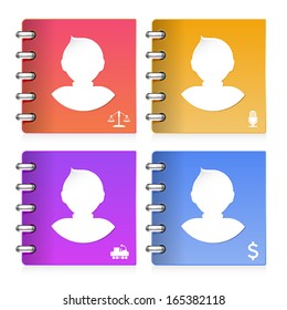 set of person icon, vector