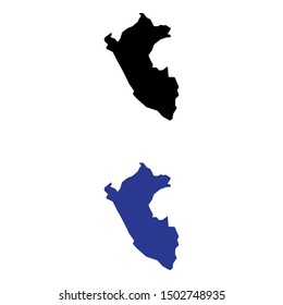 a set of Peru map icons