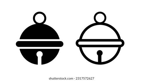 set of Pet bell , small bell icon vector illustration