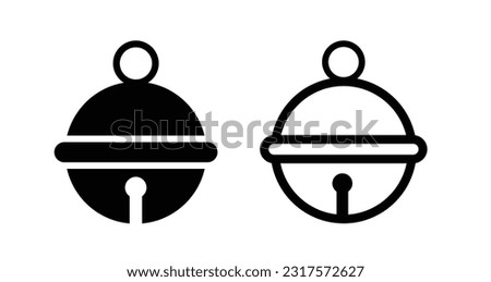 set of Pet bell , small bell icon vector illustration