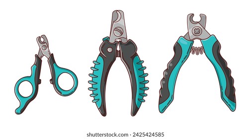 Set von Haustier Katze Hund Nagelknipser Cutter mit Sichel Edelstahl Pflegeschere Clippers für Haustier Klauen Hund Zubehör