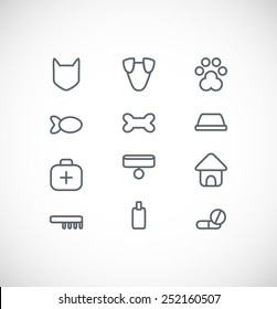 set of pet icons