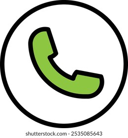 Conjunto de ilustración de icono de teléfono