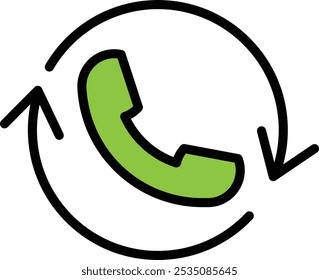 Illustration für Telefonsymbol