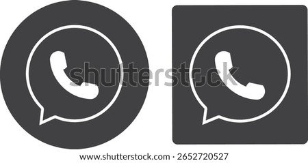 Set of Phone icons. contact message sign, Black call icon sign, call icon design, Contact us icon vector illustration,
