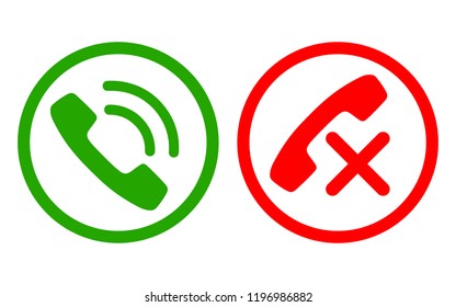 Set of phone icons in flat style. Vector illustration. Telephone symbol isolated on light background.