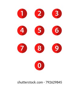 Set phone number vector template