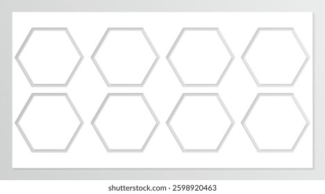 Set Photo collage frame template. Moodboard layout. Album brandboard. Photo montage design. Vector set editable