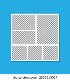 Conjunto de marco de fotos para hacer sus collages llamativos