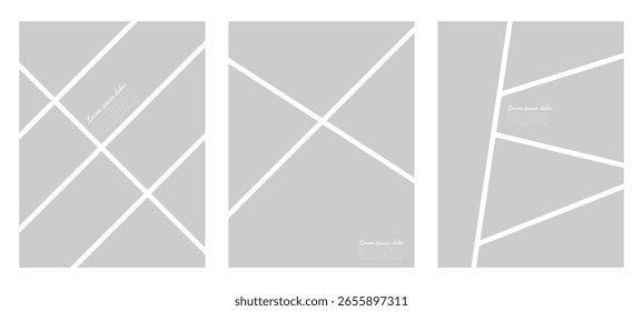 Conjunto de marco de fotos o imágenes con estilo de diseño cómico