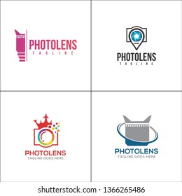 Set of Photography Logo Template