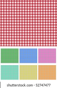 Set picnic fabric with straight lines